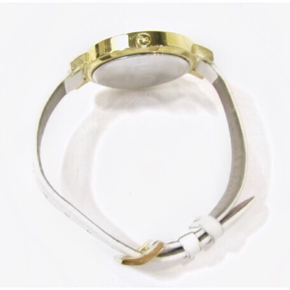 Dolce & Gabbana Gold D&G Logo White Leather Watch - Picture 6 of 7